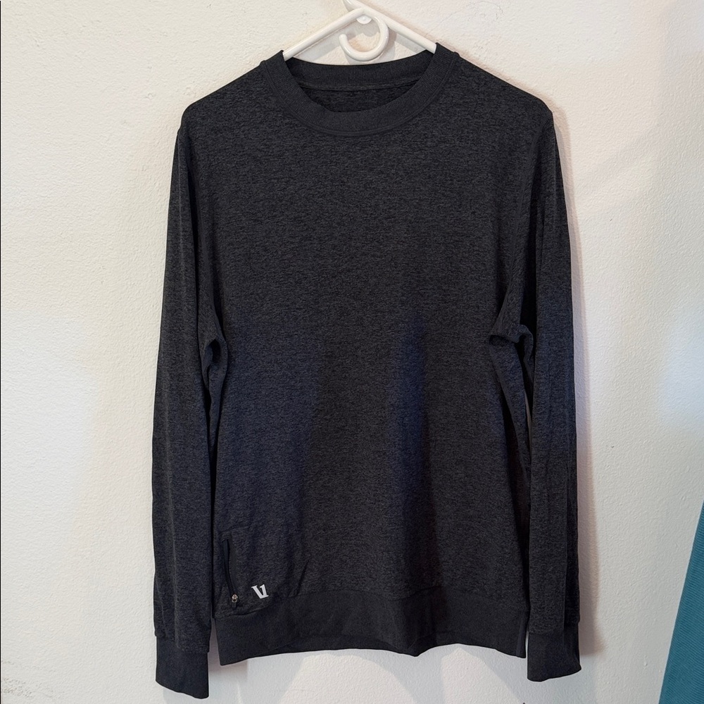 Vuori Charcoal Long-Sleeve Crewneck